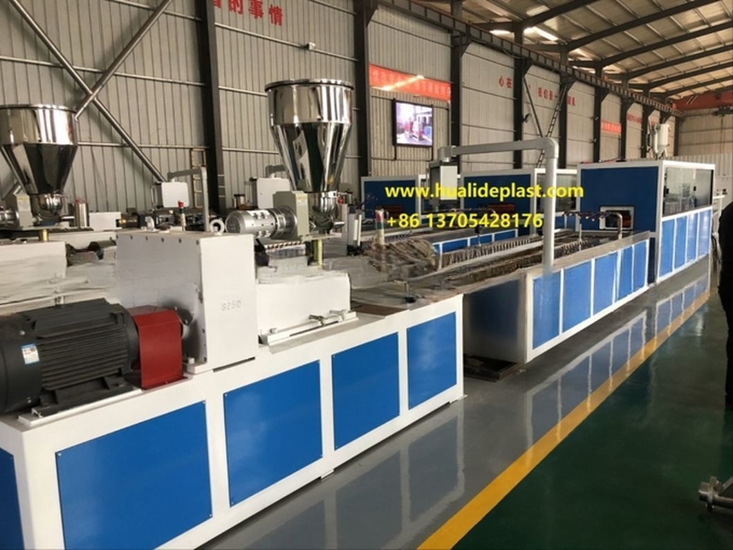Wpvc Solid Door Frame Production Line for India Market