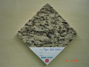 Wholesale Tiger Skin Yellow Granite Stone Slab Tiles Tops Stairs Steps Flooring Wall from china suppliers