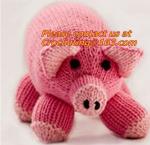 Handmade new style pure color crochet mou, Crochet Stuffed Toy Doll,knitting