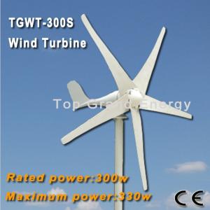 Wholesale TGWT-300S 300W 12V/24V wind turbine Three phase permanent magnet AC synchronous generator from china suppliers