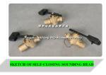 Sounding self closing valve 65 CB/T3778-99, bronze sounding self closing valve