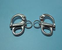 Wholesale PAIR OF 316 STAINLESS STEEL FIXED SNAP SHACKLE from china suppliers