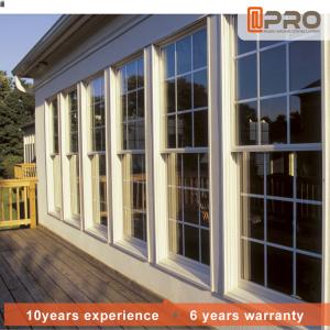Wholesale Horizontal Aluminum Sash Windows PVDF Surface Treatment Color Optional from china suppliers