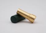 Cylindrical 3.5g Green Color Empty Lipstick Tube Hot Stamping Logo