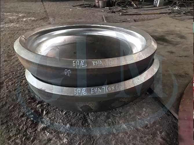 SA516 Gr70 89mm Hemispherical Head Pressure Vessel End Cap Semi Hemisphere Spinning Pipe