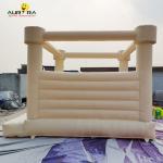 Inflatable Beige Bouncy Castle Bouncing Castle Commercial UV Resistant