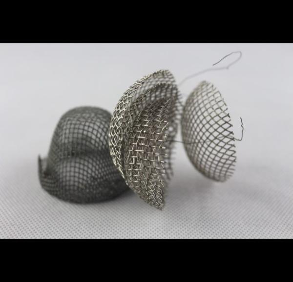 Audio Stainless Steel Mesh Cylinder , Optional Thickness Perforated Stainless