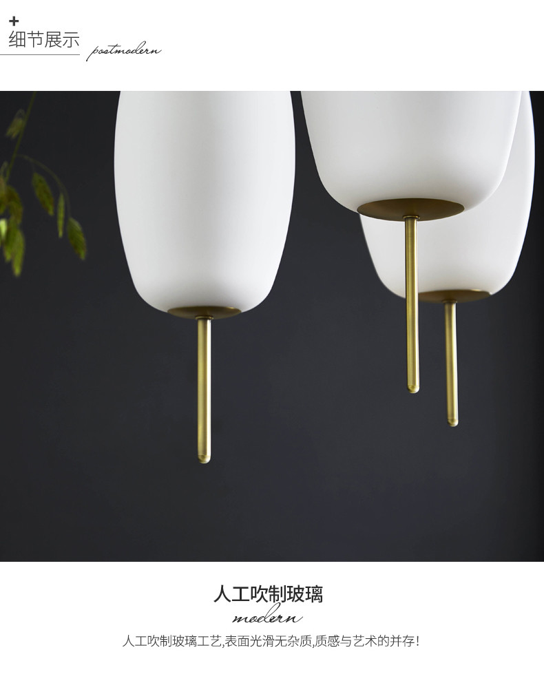 Nordic Art Design Simple Pendant Lights Bedroom Living/Dining Room Silk Pendant Lamp(WH-GP-125)