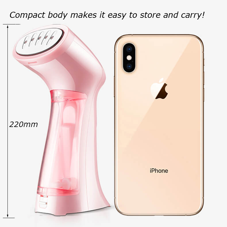 Get Wrinkle-Free Clothes Anywhere with Our Portable Handheld Standing Garment Steamer