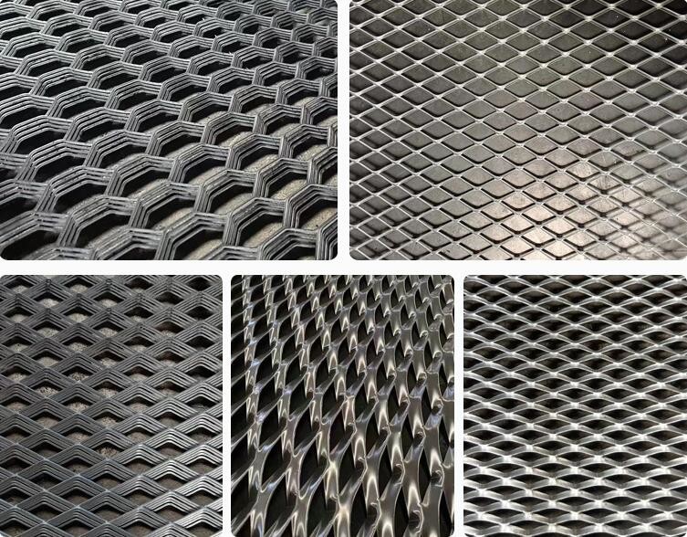 Architectural Metal Mesh Building Facades Ceiling Panel Aluminum Metal expanded mesh
