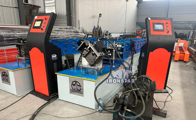 2 in 1 U channel roll forming machine for Nepal U shape roll forming machine U purlin roll forming machine
