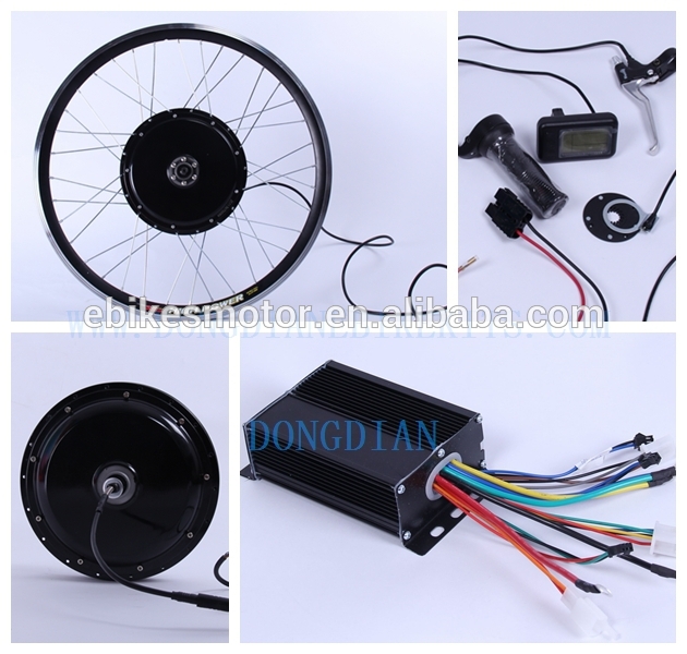 HOT SALE SINE WAVE Controller 48v 1500w electric bike conversion kit brushless motor speed 45km/h