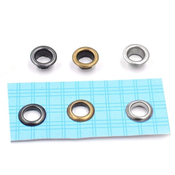 Metal Buttonholes Buck Eyelets Rivets 2mm 3mm 3.5mm 4mm 4.5mm 5mm 6mm 8mm Bright