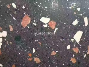 Wholesale Honed Flamed Terrazzo Stone Tiles Slab For Flooring Of Outdoor Plaza Hotel Stores from china suppliers