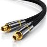 Buy cheap Professional Toslink plastic optical cable Black nylon braid Fiber Optical from wholesalers