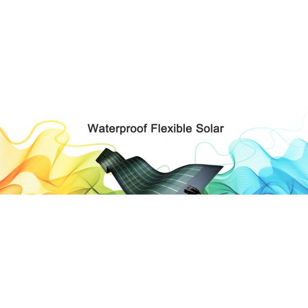 18V Waterproof Small Flexible Solar Panels Sunpower MC4 Junction Box Without Frame