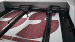 Double Heads Automatic Cloth Cutting Machine For Dye Sublimation Swimwear
