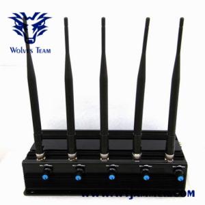Wholesale Powerful 11W 40m CDMA GSM Cell Phone And Wifi Jammer from china suppliers