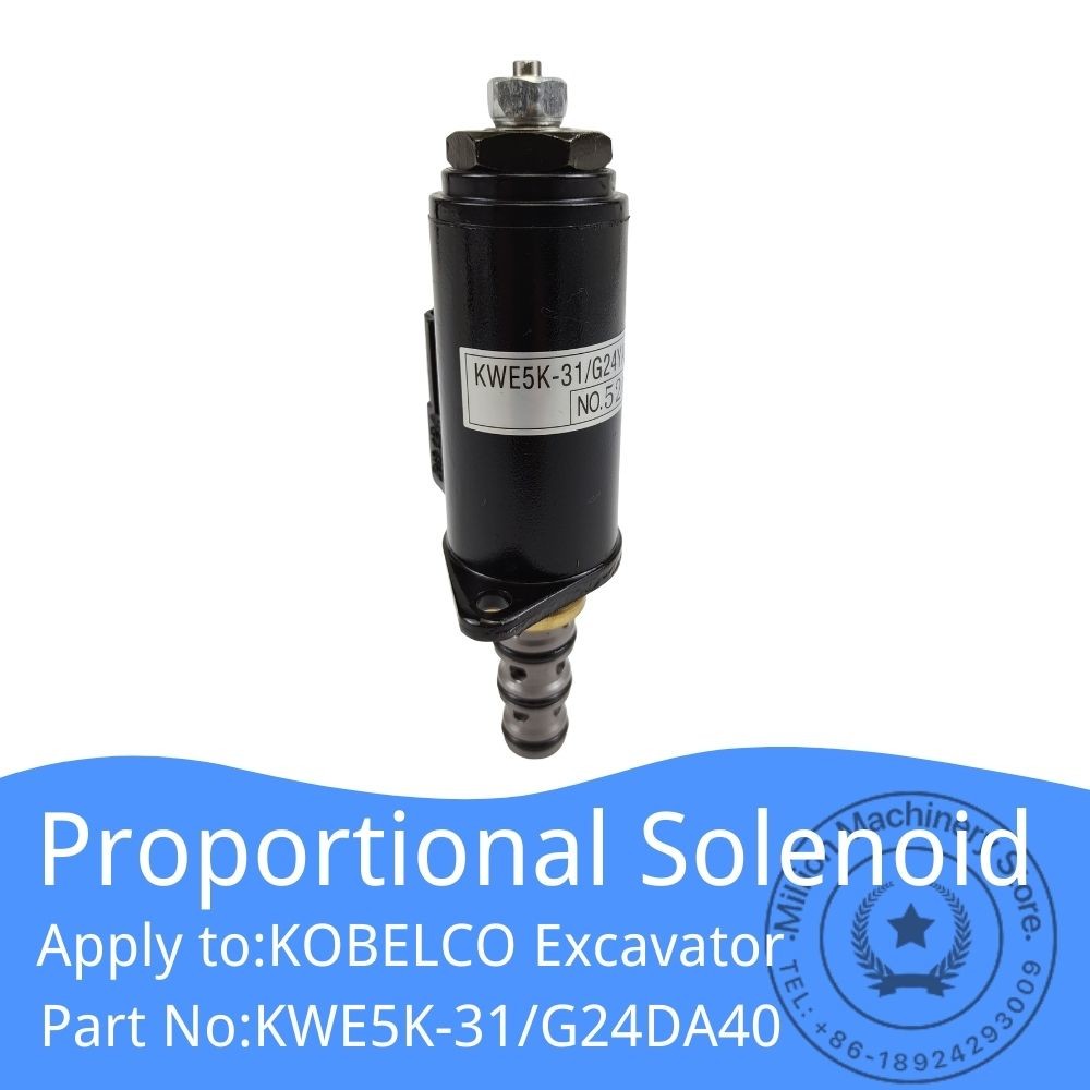 KWE5K-31 G24YB50 Secure Lock Solenoid Valve Kobelco SK200-6 SK350-6 SK200-3 YN35V00021F1