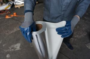 Wholesale Seamless Nitrile 3/4 Dipping Polyester Liner Gloves For Warehouse from china suppliers