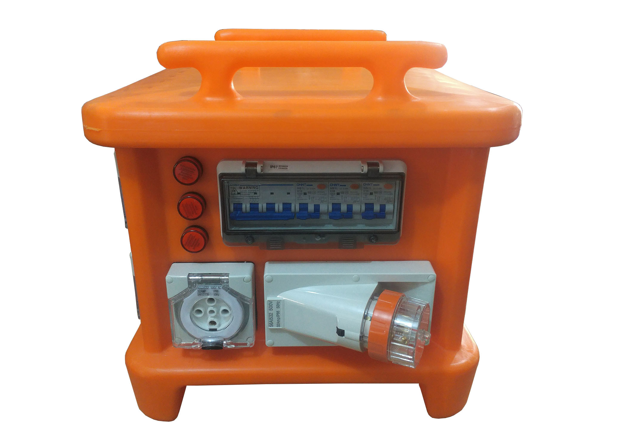 125A PE Electrical Distribution Box IP65 Waterproof Socket Box