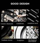 KINYUED waterproof manufacturer watches tourbillon movement mechanical watch for