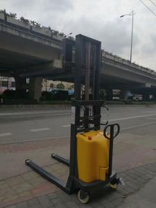 Wholesale Double Frame Semi Electric Stacker 1000kg Material Handling Equipment from china suppliers
