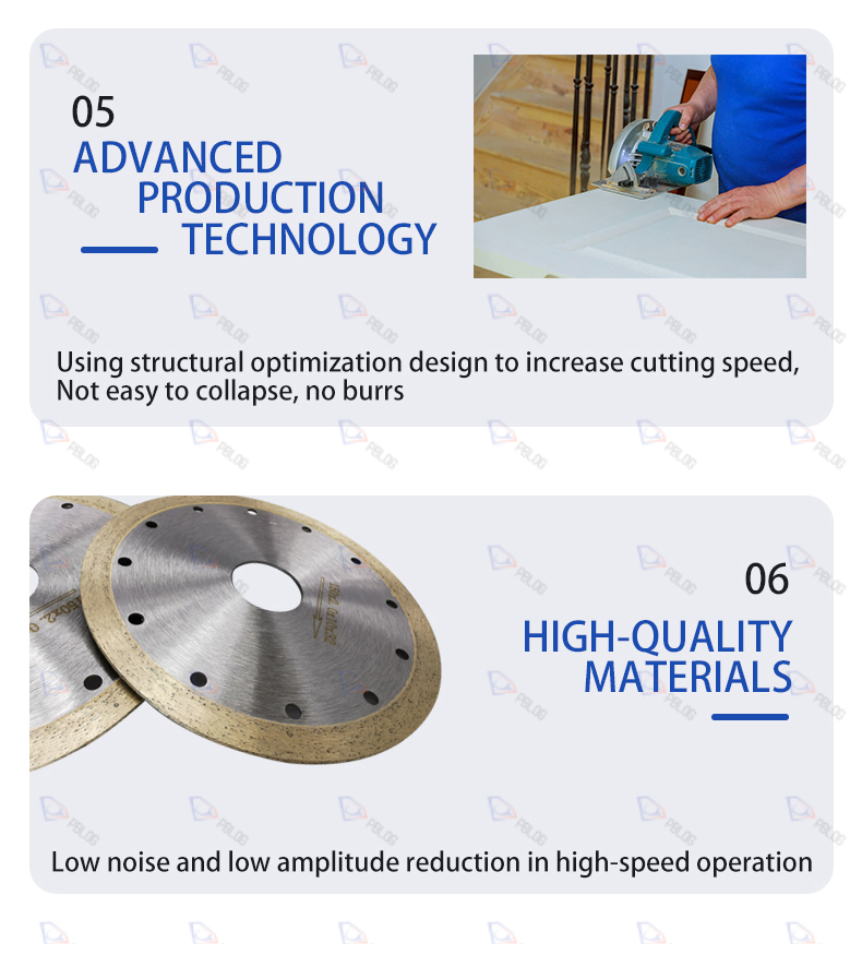 PBLOG Diamond Circular Saw Blades Class Cutting Glass Machinery Accessory