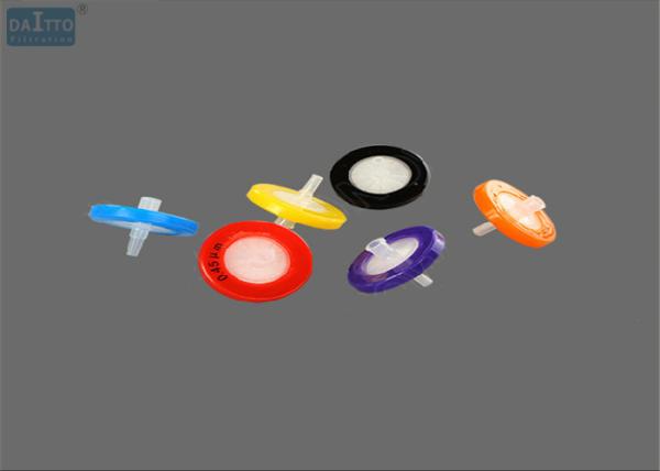 High Operation Pressure Disposable Syringe Filter 25mm Diameter For Clarificatio