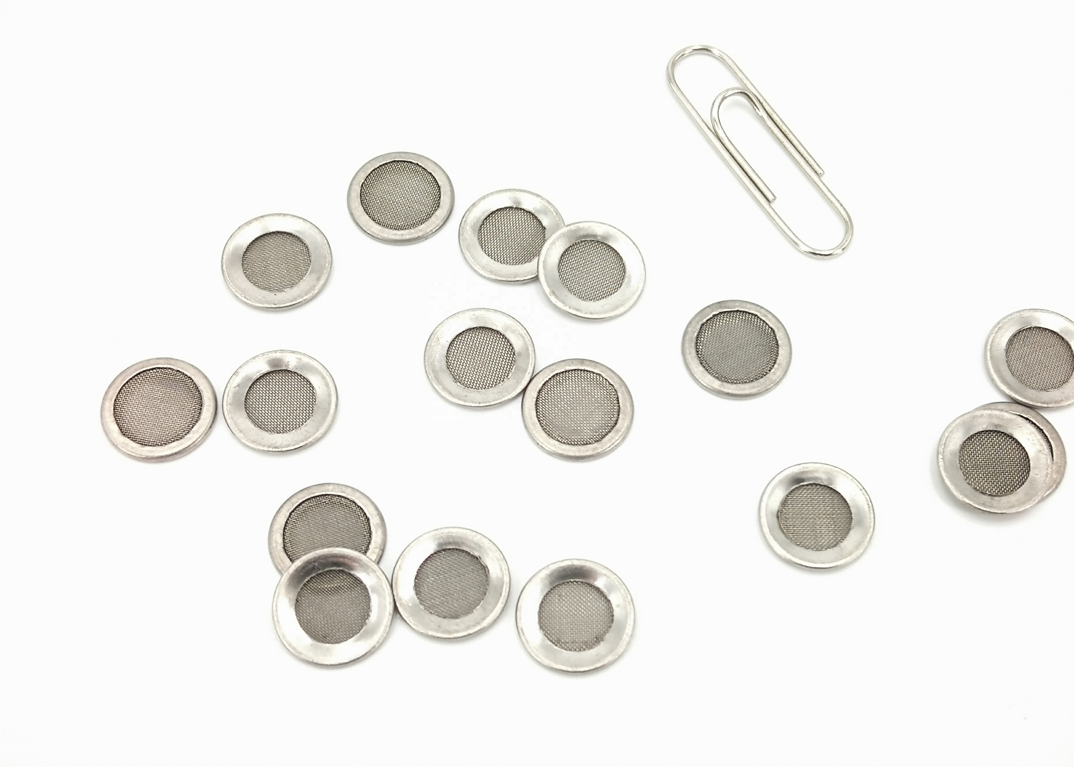 Industrial 0.01mm Thick SUS 316L Wire Mesh Water Filter , Metal Filter Disc