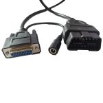PA66 ABS PVC OBD2 diagnostic cable , Male To Db15 Extension Cable