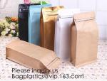Coffee bean bag air valve kraft paper octagonal sealing aluminum foil self
