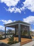 Louvered Roof Outdoor Pergola Aluminum Gazebo Motorized Louvered Roof Bioclimati