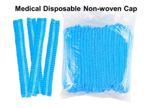 Wholesale Non Woven Disposable Mob Cap , Blue Disposable Medical Caps from china suppliers
