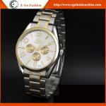 006C Fashion Watches Wholesale Stainless Steel Watch 3 Subdials Watch Quartz