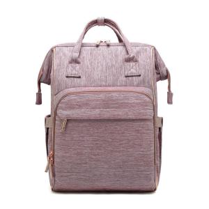 Wholesale ISO9001 Pink Oxford Cloth Large Capacity Mommy Nappy Bag Backpack from china suppliers