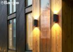 Contemporary Black Up Down Outdoor Wall Lights , Exterior Wall Sconce 2700K