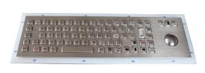 Wholesale Ruggedized Metallic Panel Mount Keyboard IP67 Waterproof 73 Keys from china suppliers