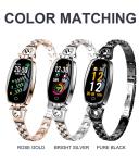 0.96 color screen H8 smart bracelet with heart rate blood pressure H8 wristband