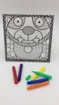 9 Inch Kitty Cat Kids Drawing Board Toys With 6 Washable Color Markers