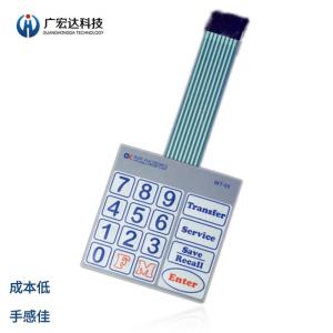Wholesale Waterproof Embossing Membrane Dome Array Switch 0.1mm Tolerance ROHS Compliance from china suppliers