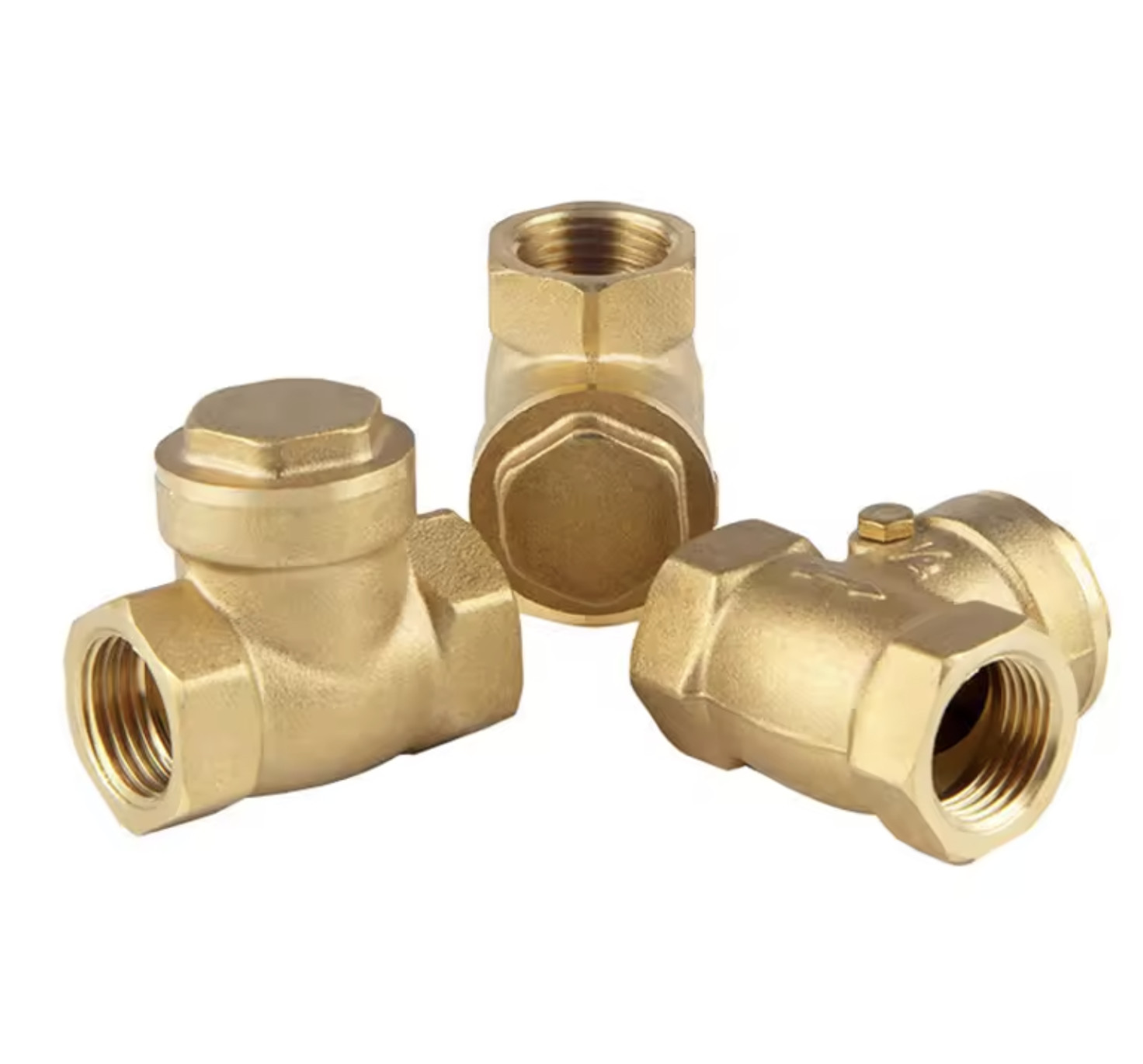 Pipe Fittings Water Plumbing Copper Reduced Socket 1/2"-2" Full cracking Pressure Non Return Valve with Brass Body