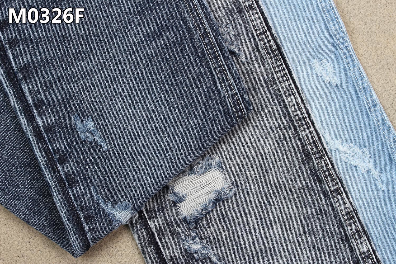 Sanforizing 100 Cotton Denim Fabric For Stone Wash Bleach Boyfriend Style Jackets