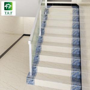 Wholesale Villa Porcelain Tile For Stairs Glossy Finish Blue and yellow Color from china suppliers