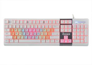 China LED Luminous Gaming Computer keyboard , Waterproof conductive membrane Gaming Keyboard on sale