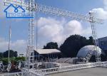 Movable Concert Stage Lighting Truss Silver Aluminium Truss For Events Easy Roof