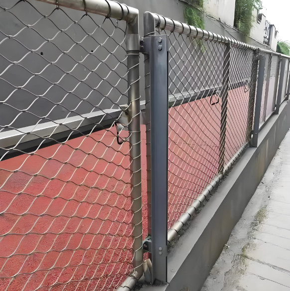 Stainless Steel Architectural Cable Mesh For Tensile Architectural Projects Combines Protection Aesthetic Design