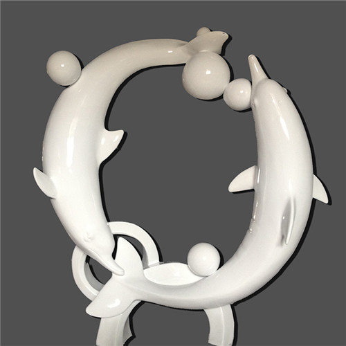 Fiberglass Life Size Animal Statues Garden Painted Cow Sculptures For Mall