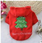 Dogs Christmas tree decoration clothes Christmas high quality polar fleece pets
