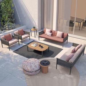 Villa Courtyard Garden Rattan Chair End Outdoor Garden Furniture with Simple